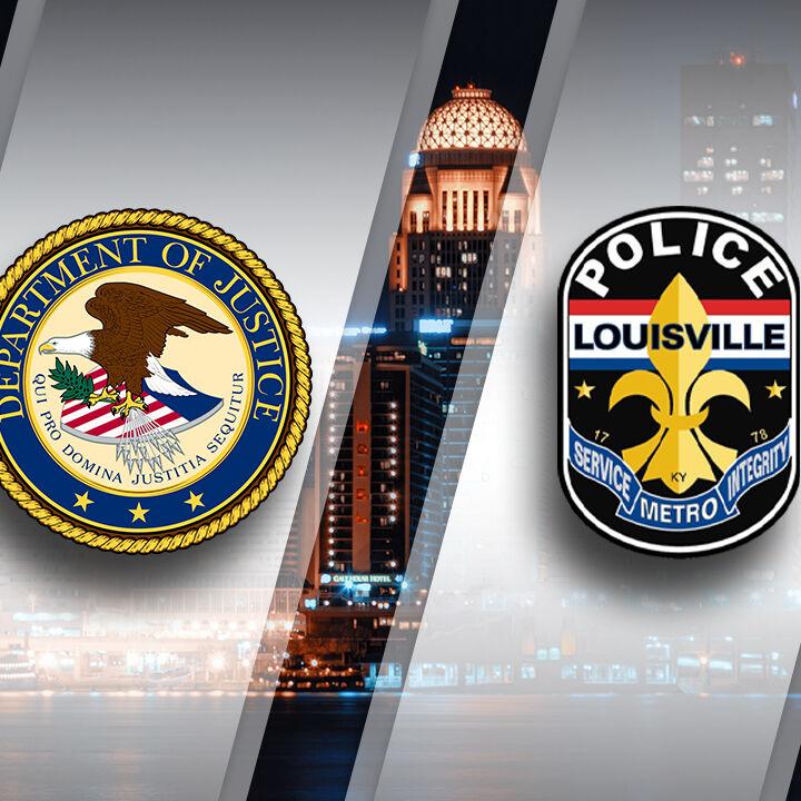 DOJ and LMPD logos side by side
